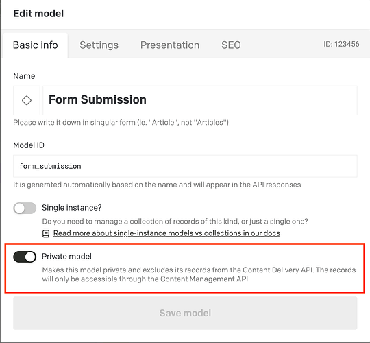 Private Models mockup